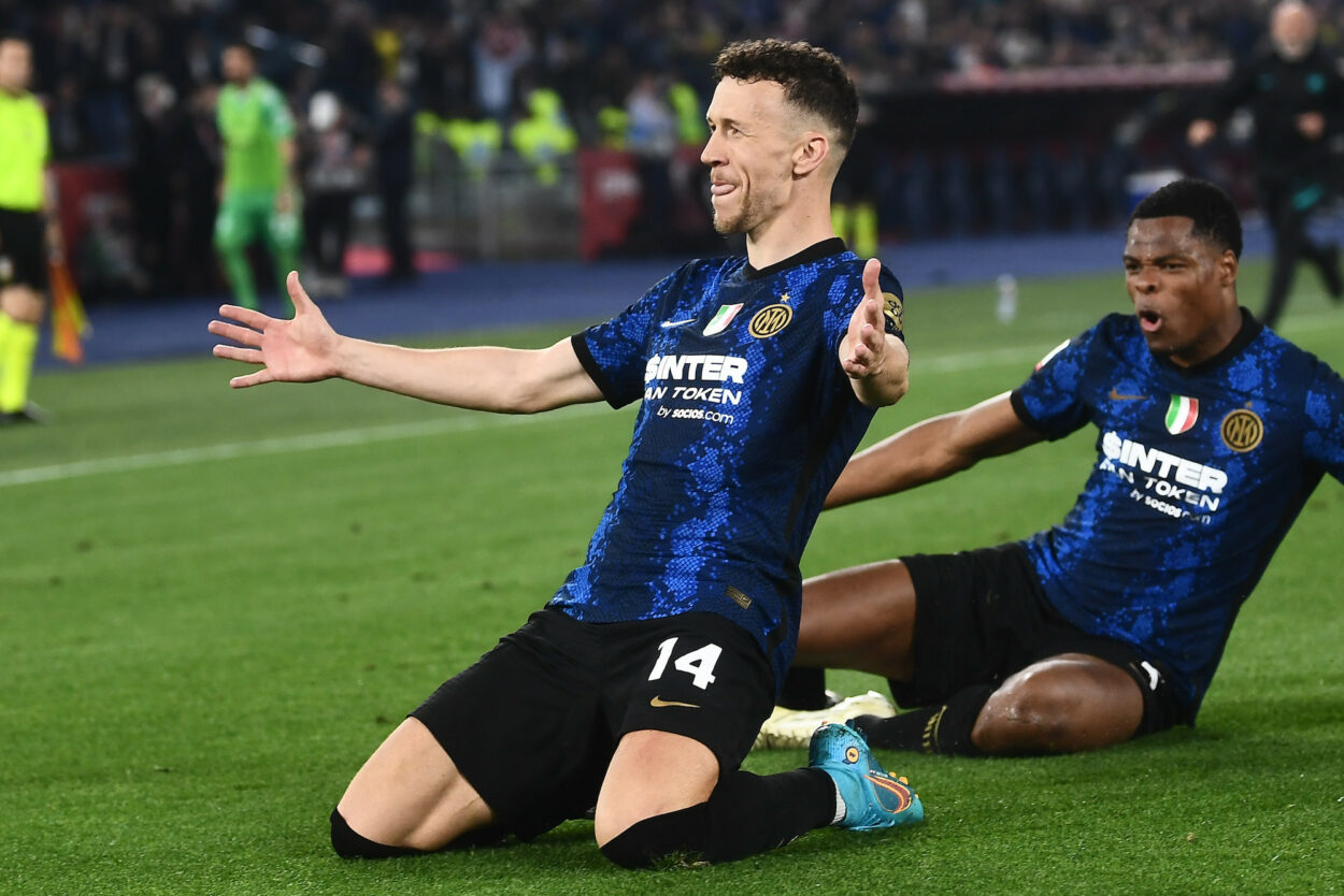 Perisic Inter esultanza