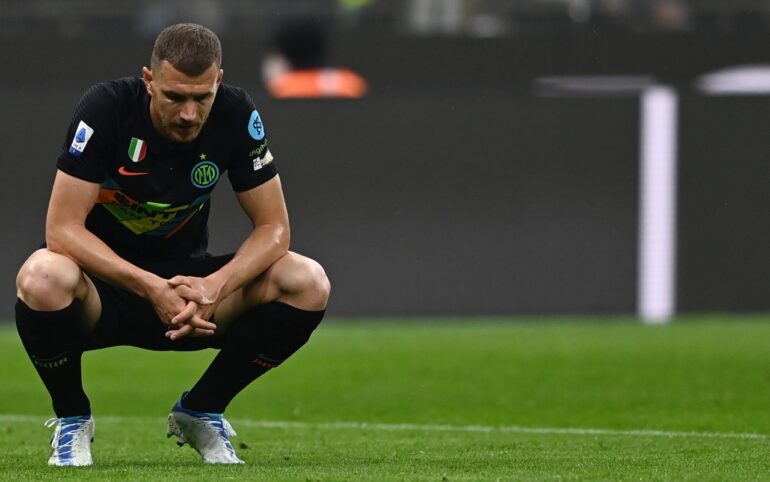 Dzeko Inter triste