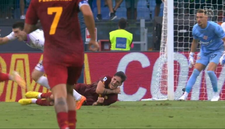 zaniolo inofrtunio roma