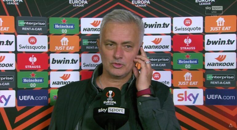 Mourinho intervista Roma