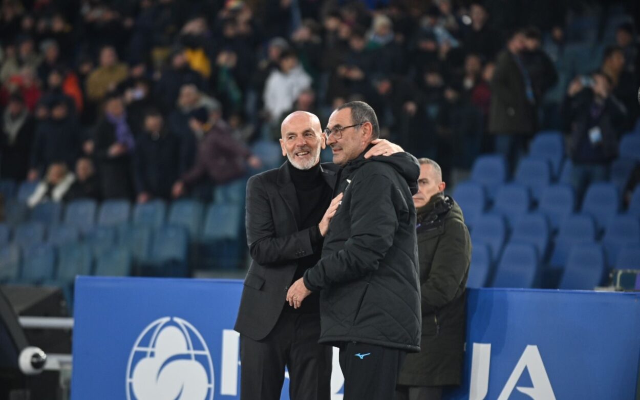 pioli sarri milan lazio