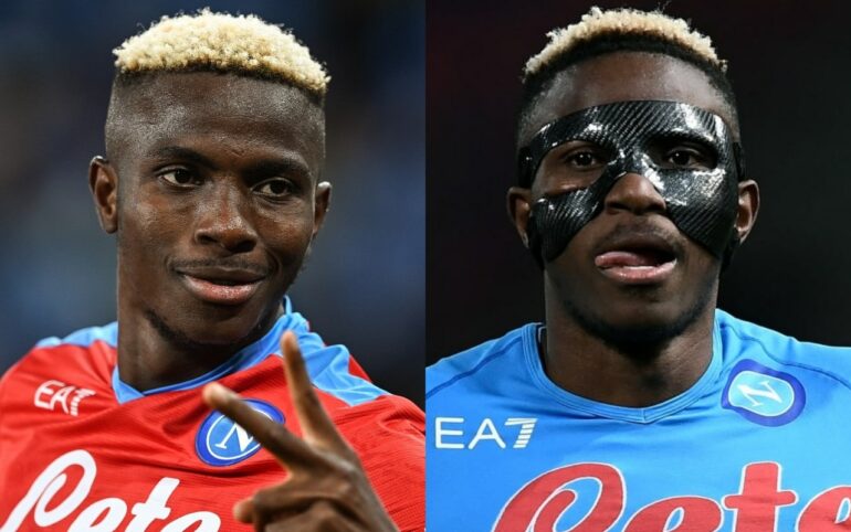 Osimhen come Peter Parker: i numeri con e senza maschera