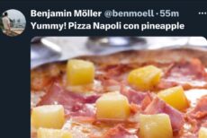 pizza ananas