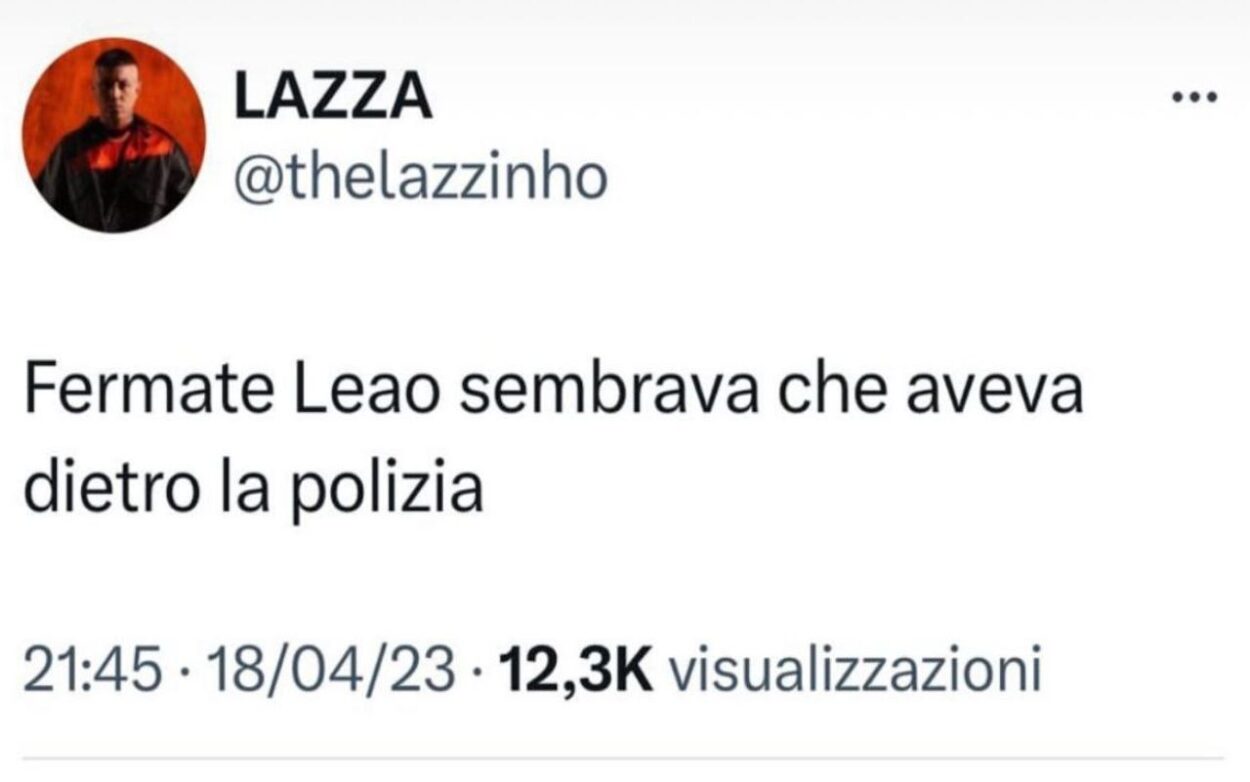 lazza tweet