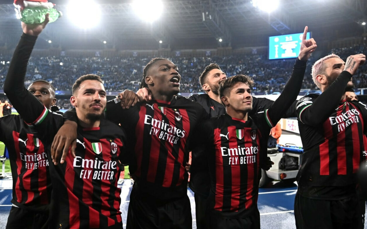Milan esultanza Champions League