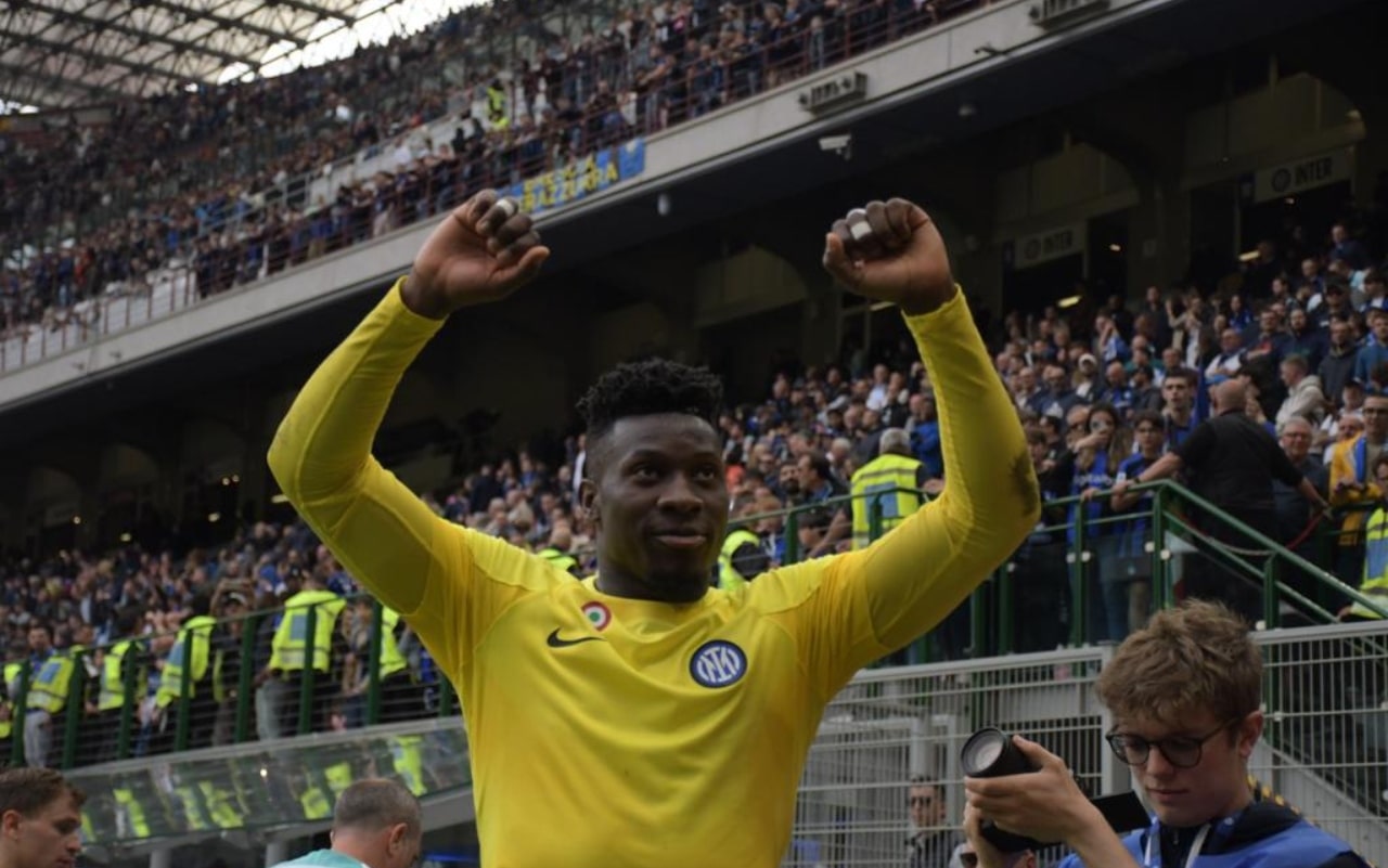 Onana esultanza Inter