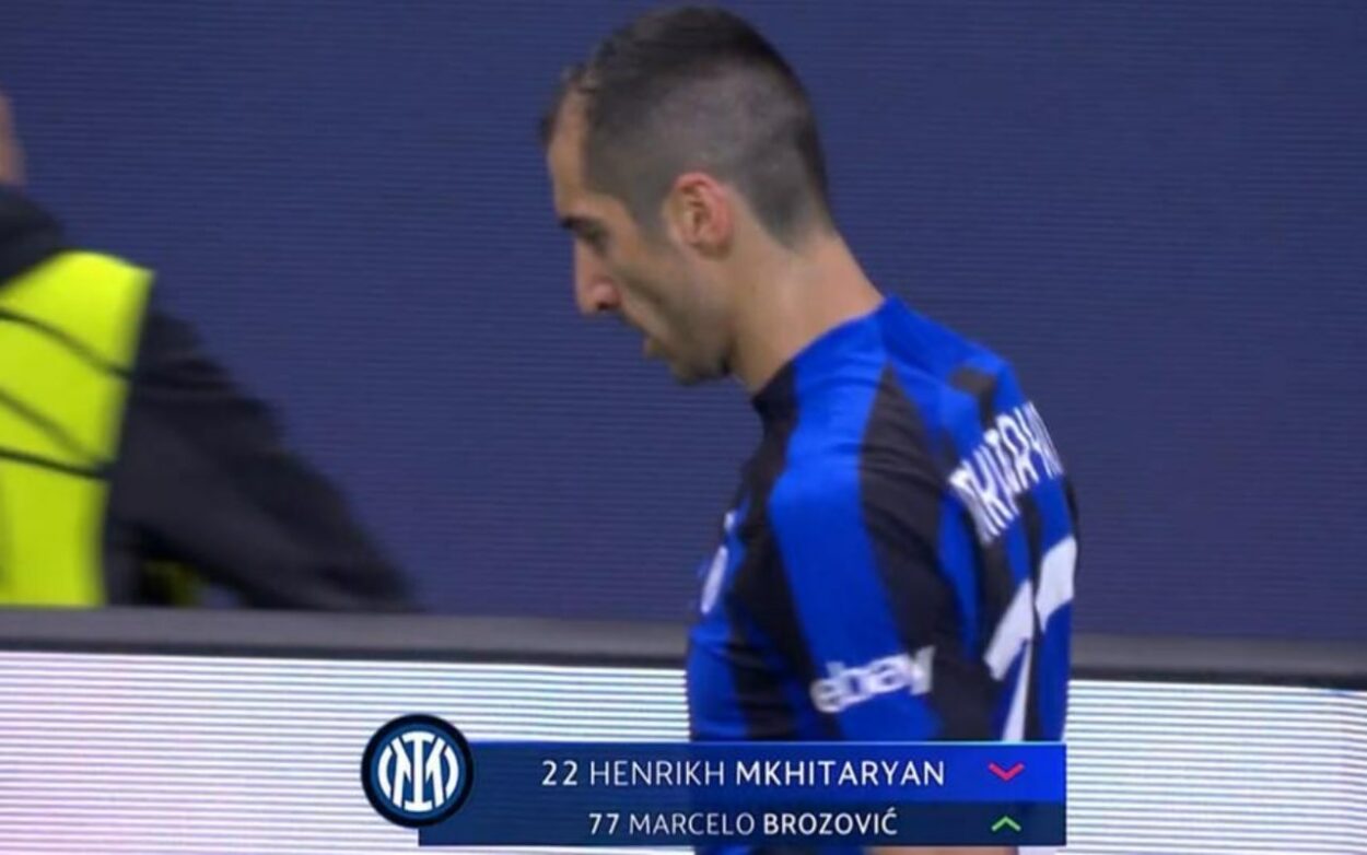 Mkhitaryan infortunio Inter-Milan
