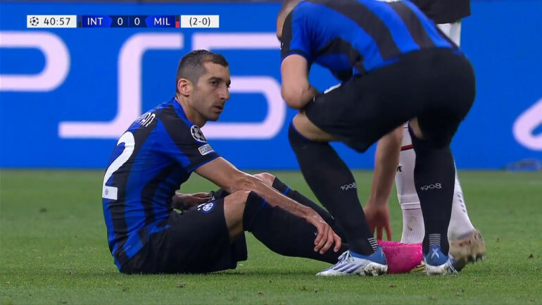 Mkhitaryan Inter infortunio