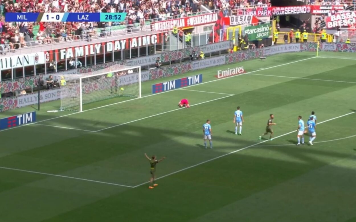 Theo Hernandez gol Milan-Lazio