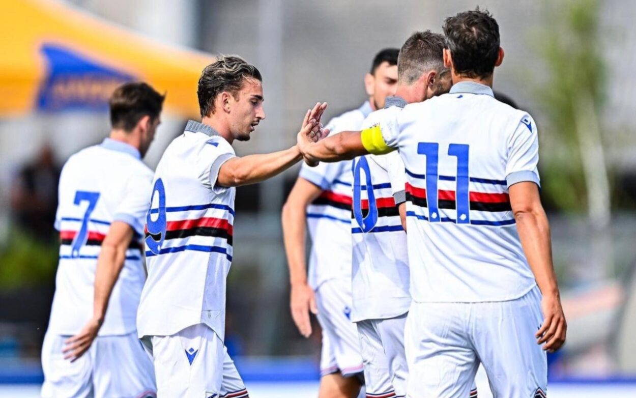 Sampdoria amichevole Rappresentativa Valtellinese