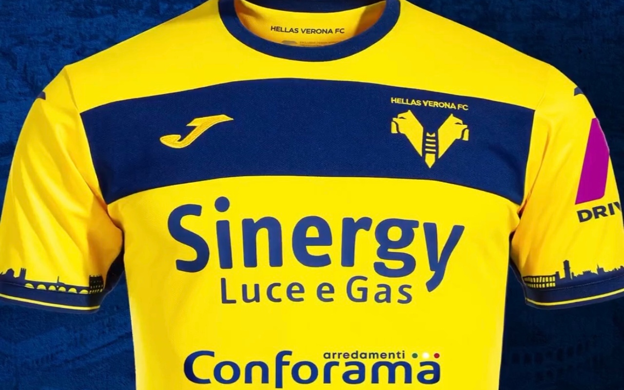 Verona, presentata la maglia away per la stagione 2023/2025