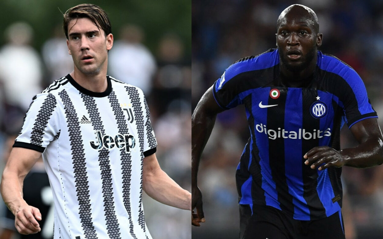 Vlahovic Lukaku Juventus Inter