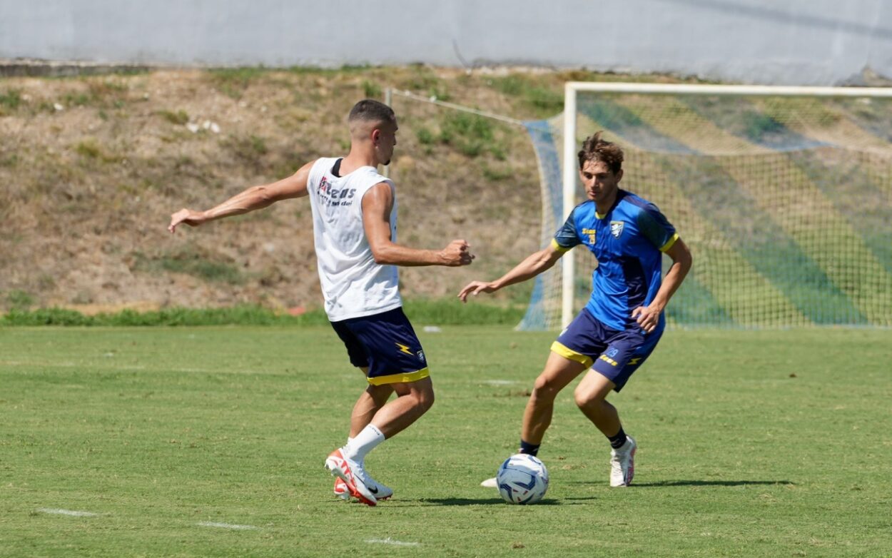 Frosinone allenamento