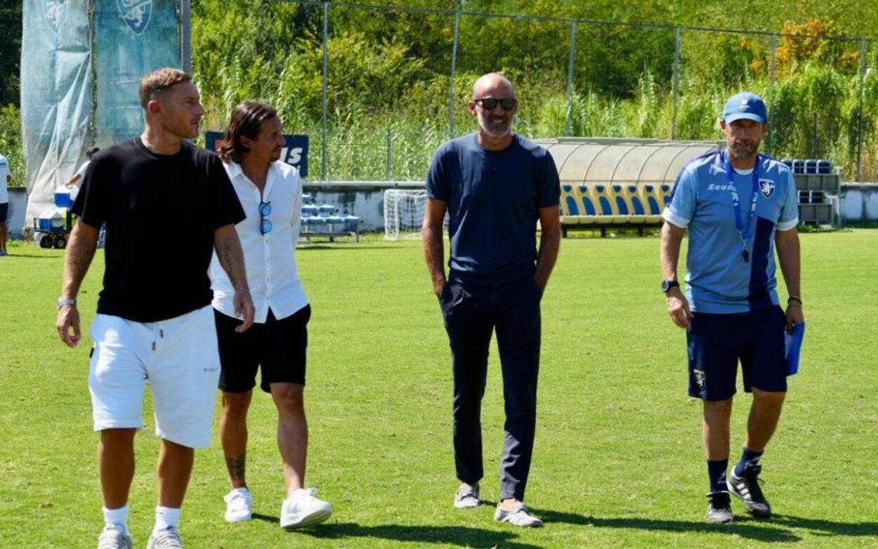 Totti Frosinone allenamento