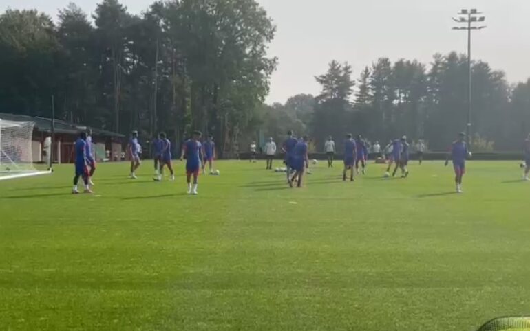 milan allenamento