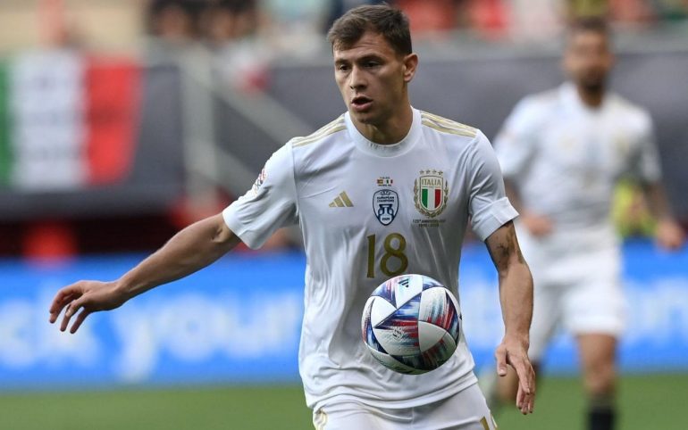 Nicolò Barella sarà indisponibile contro la Turchia per precauzione
