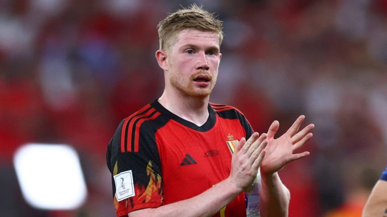 De Bruyne nelle formazioni ufficiali di Ucraina-Belgio