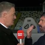Clamoroso in diretta TV: Gennaro Gattuso, allenatore del Hajduk Spalato, perde le staffe e affronta faccia a faccia il presentatore