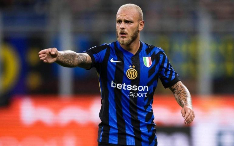 Inter, Dimarco ancora a parte