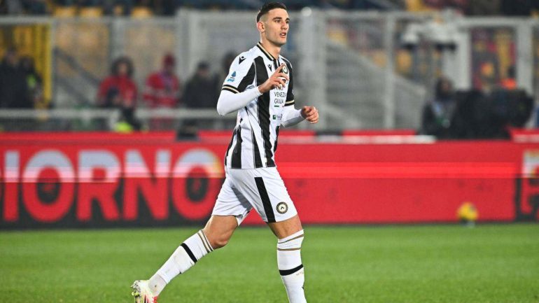 Udinese, si ferma Lucca: infortunio per l'attaccante