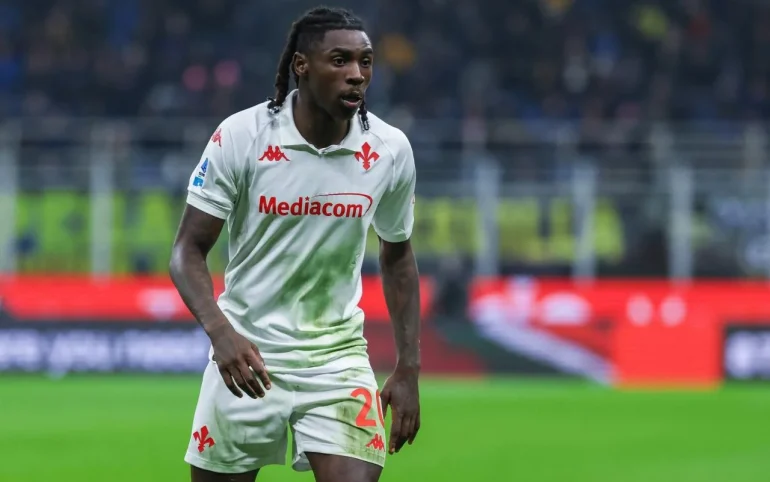 Fiorentina, Kean: “Sto benissimo, mi alleno bene, c’è felicità in quello che facciamo. Dovremo dare il 100%”