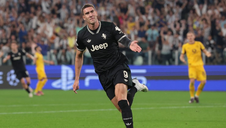 Vlahovic protagonista contro il Borussia Dortmund