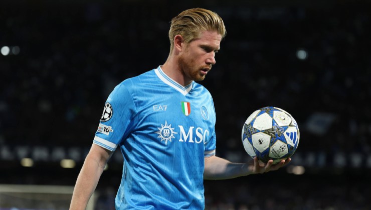 Napoli, infortunio De Bruyne